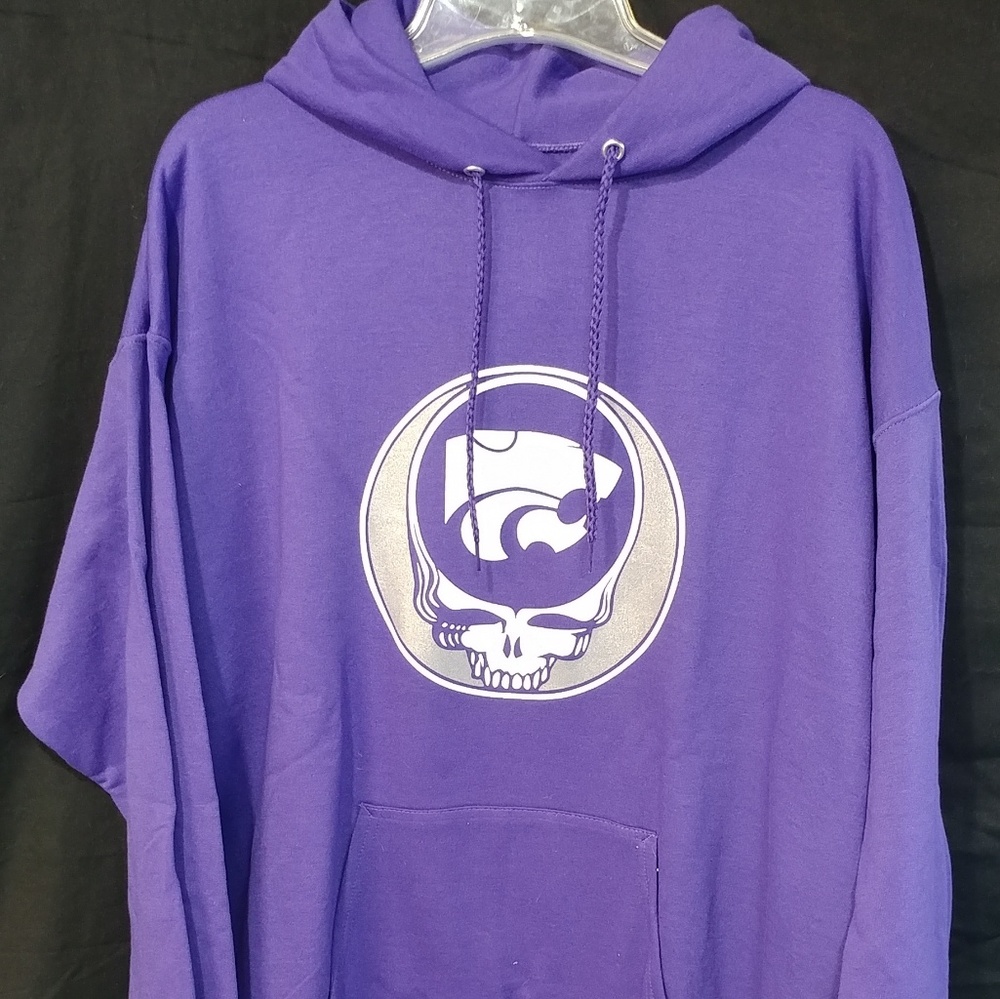 Grateful Dead Kansas State Stealie Hoodie Pullover Sweatshirt